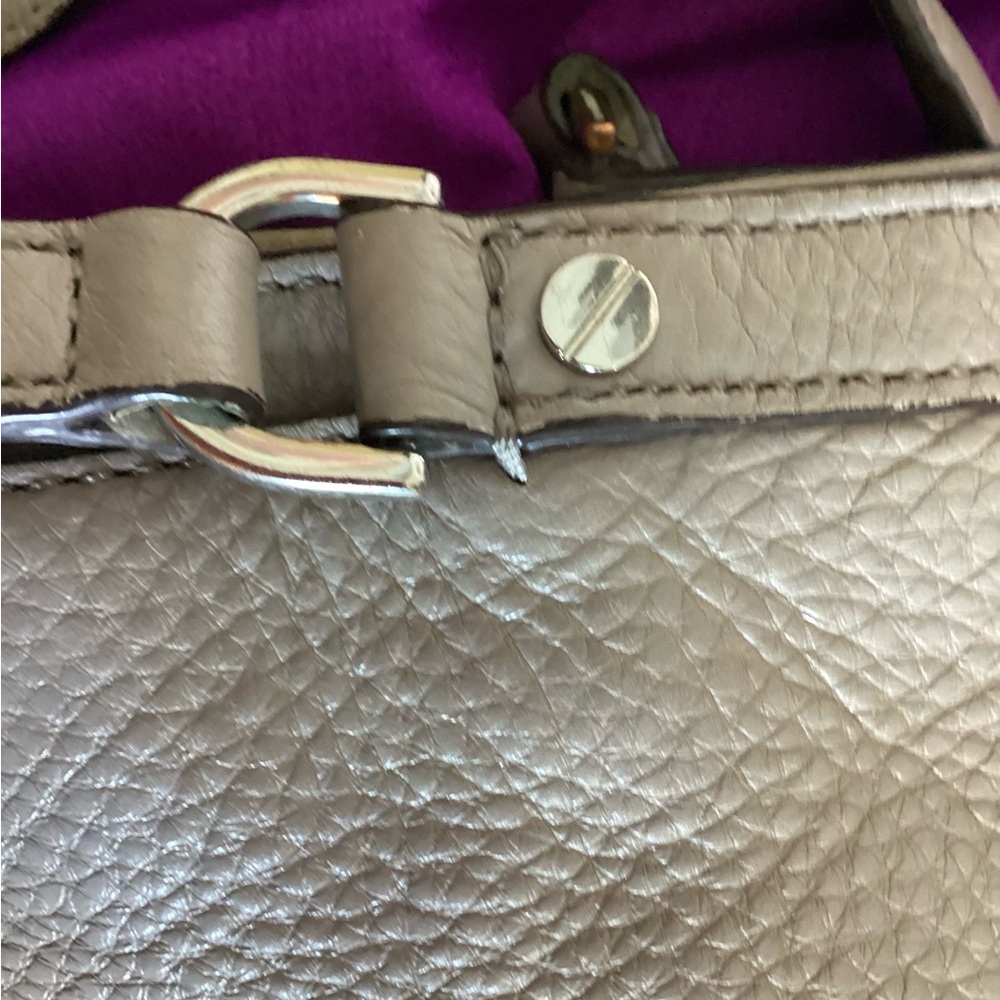Michael Kors Pebble Gray Shoulder Crossbody Bag - Picture 16 of 16